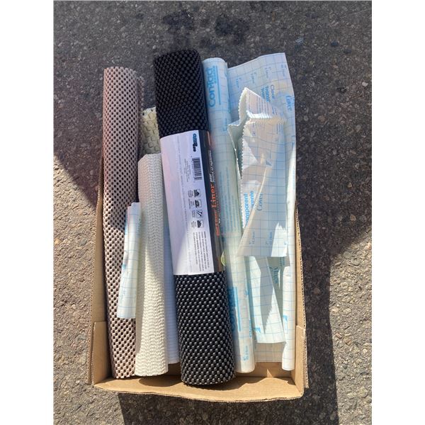 Shelf liners ect