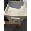 Image 2 : Assorted fluids and wood glue with bin with lid