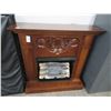 Image 1 : Mahogany Electric Fireplace
