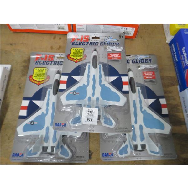 3-F-15 Electric Glider - 3 X $