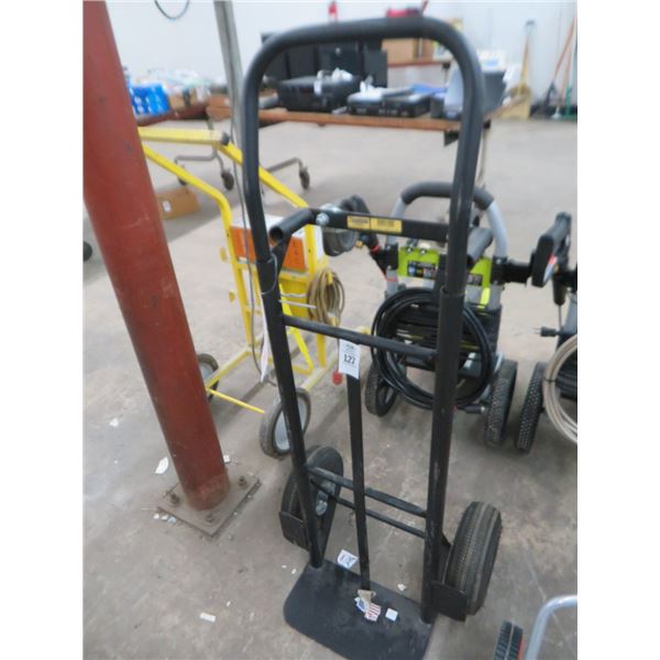 Black Rubber Tire Hand Truck