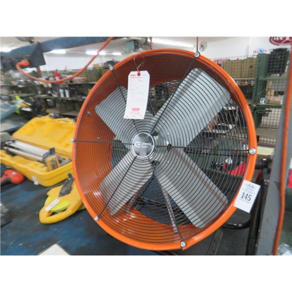 Commercial Electric Orange Shop Fan