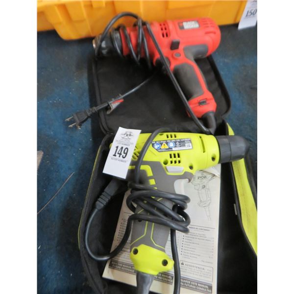 Ryobi/Black & Decker Corded Power Drills