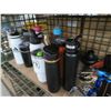 Image 2 : Shelf Lot of Tumblers, DVD Player & More