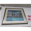 Image 1 : Framed Print Winter City - 30" x 30"