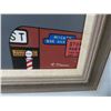 Image 2 : Framed 24" x 20" Ad Billboard Oil On Canvas