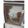 Image 1 : Church Tower Scene - 23" x 24"