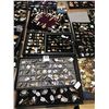 Image 1 : Row of Fashion Jewelry Tie Pins & Cuff Links