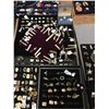 Image 2 : Row of Fashion Jewelry Tie Pins & Cuff Links