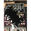 Image 2 : Row of Fashion Jewelry Tie Clips & Pins