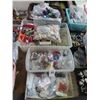 Image 1 : Bins of Beads, Shells, Gems & Necklaces
