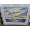 Image 1 : Cloudy Farm Scene Print - 29" x 24"