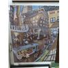 Image 1 : Unframed City Scape Print - 19" x 24"