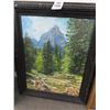 Image 1 : Framed Mountain Stream On Board - 18" x 23"