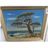 Image 1 : Framed Seaside ? On Board by ? - 24" x 28"