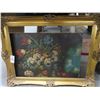 Image 1 : Oil On Canvas Floral - 29" x 33"