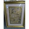 Image 1 : Gold Framed Floral Art - 27" x 36"