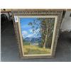 Image 1 : Mountain By The Cabin - 30" x 24"