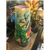Image 1 : Lamp (Lighted Simulated Flickering Fire )Vase (Working)