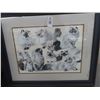 Image 1 : Framed Cat Family Gathering Print - 32" x 27"
