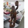 Image 1 : The New King Carved Wood Statue