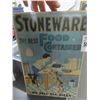 Image 1 : Stoneware Metal Advertising Sign - 12" x 18"