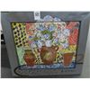 Image 1 : Framed Art On Board Floral by Kostlen - 20" x 24"
