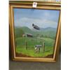 Image 1 : Framed Art On Board by Lei ? - 26" x 28"