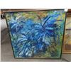 Image 1 : Framed Abstract On Canvas by Famington - 33" x 33"