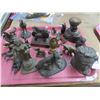 Image 1 : Tray Lot of Cast Iron Figurines
