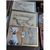Image 1 : Row of Small Framed Art