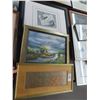 Image 2 : Row of Small Framed Art