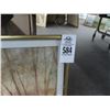 Image 2 : Bright Oil On Canvas & Framed Wood Print