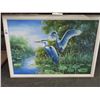 Image 1 : Framed River Scene - 39" x 28"