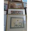 Image 1 : Row of Small Framed Art