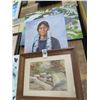 Image 1 : Row of Small Framed Art