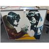 Image 1 : Pilots Arm Wrestling by Kathleen David - 36" x 33"