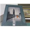 Image 1 : Framed Clock Tower H. Mann - 19" x 16"