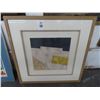 Image 1 : Framed Abstract Art by Fran - 31" x 31"