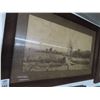 Image 1 : Framed Old Farm Scene - 22" x 34"