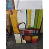 Image 1 : Abstract Art by M. Hilton - 36" x 24"