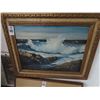 Image 1 : Waves On The Beach by Owen Burgess - 30" x 25"