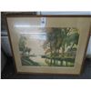 Image 1 : Bay Inlet Scene by F. Roth - 30" x 24"