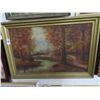Image 1 : Fall By The Cabin By JH Graham - 43" x 30"