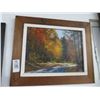 Image 1 : Automn On The River by C. Selmi - 22" x 17"