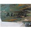 Image 2 : Oil On Canvas Ship Scene By A. Lentini - 16" x 20"