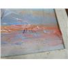 Image 2 : Framed Oil On Canvas Horse Race by Avicini - 29" x 29"