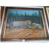 Image 1 : Framed Forest Scene - 38" x 42"