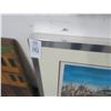 Image 2 : Framed Town Christmas Scene By Ulanau - 28" x 38"