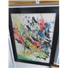 Image 1 : Framed Abstract by Erin West - 26" x 34"